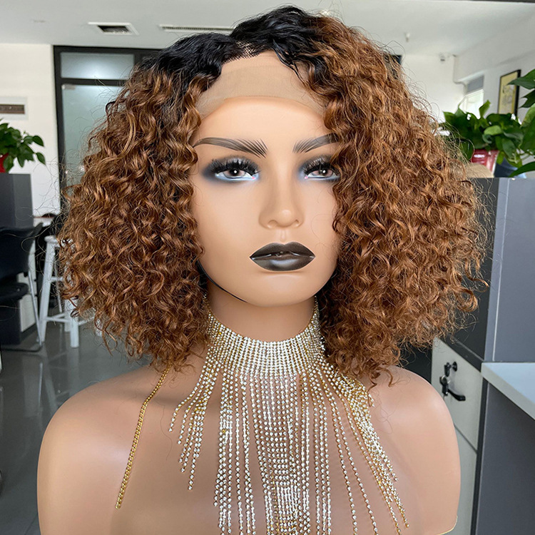 Cross-border E-commerce Exclusively For Ombre Curly Bobo1b30 Human Hair