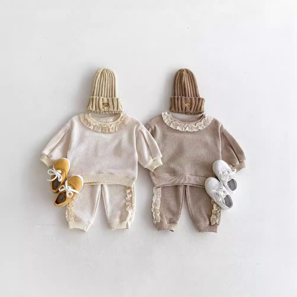 Fashionable Sweater Trousers Korean Style Baby Girl Casual Loose 2
