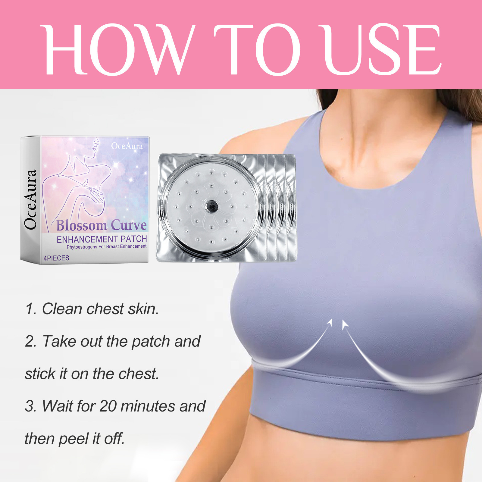 Chest Nursing Adhesive Bandage Charm Push Up Firm