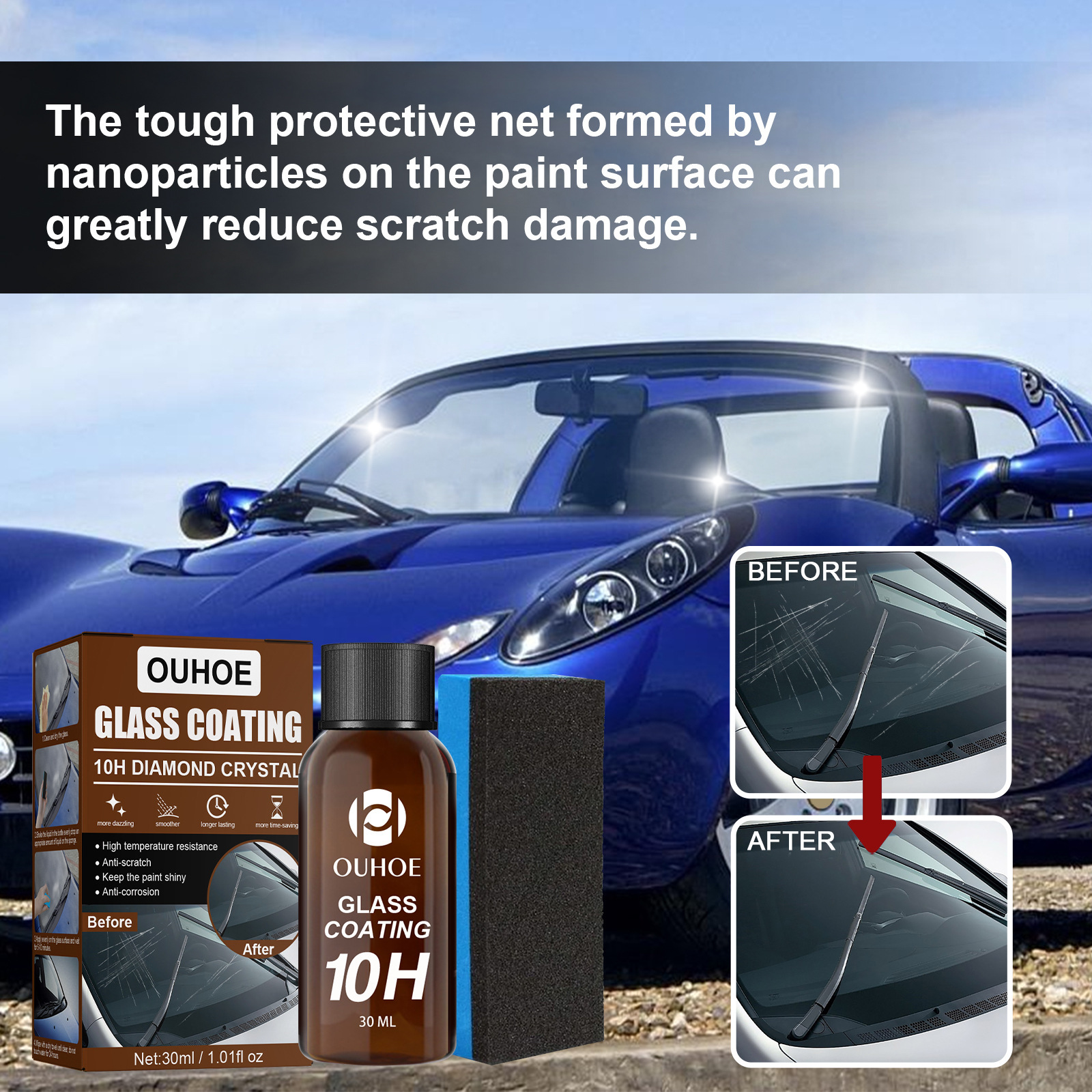 Plated Crystal For Automotive Glass Nano Coating