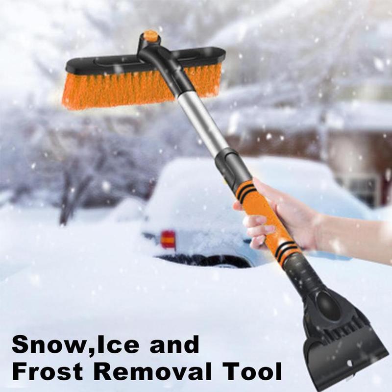 Car Cleaning Brush Ice Scraper Detachable Snow Shovel Dust Remove Auto