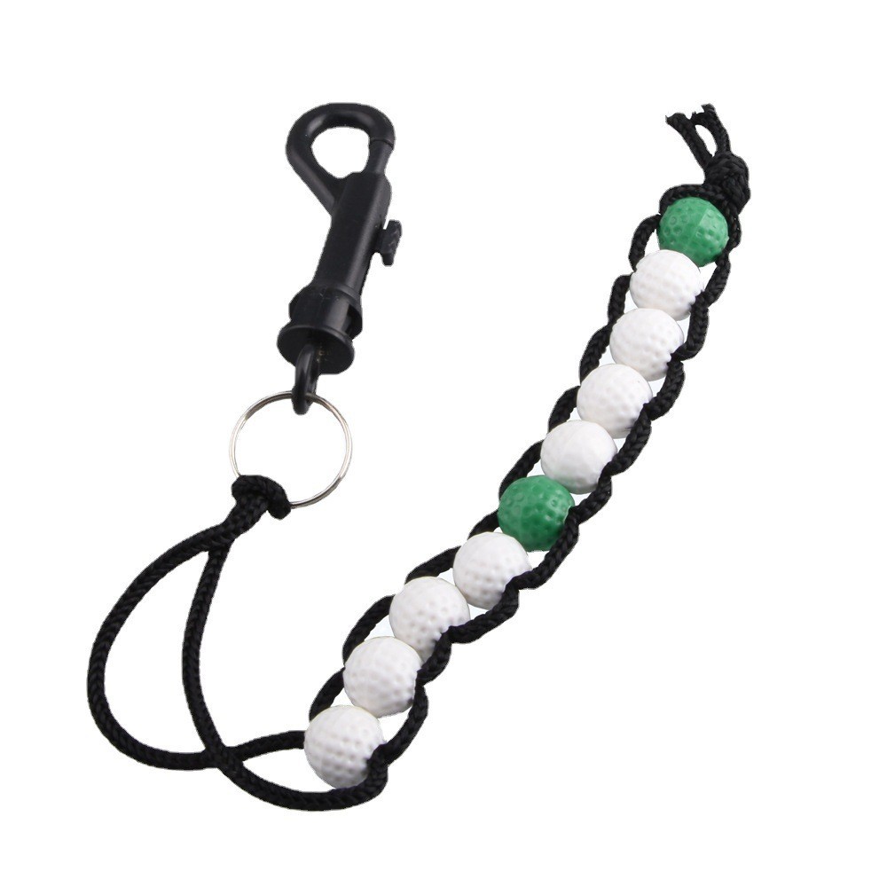 Golf Scoring Device Beads String Machine Counter Cross Accessories