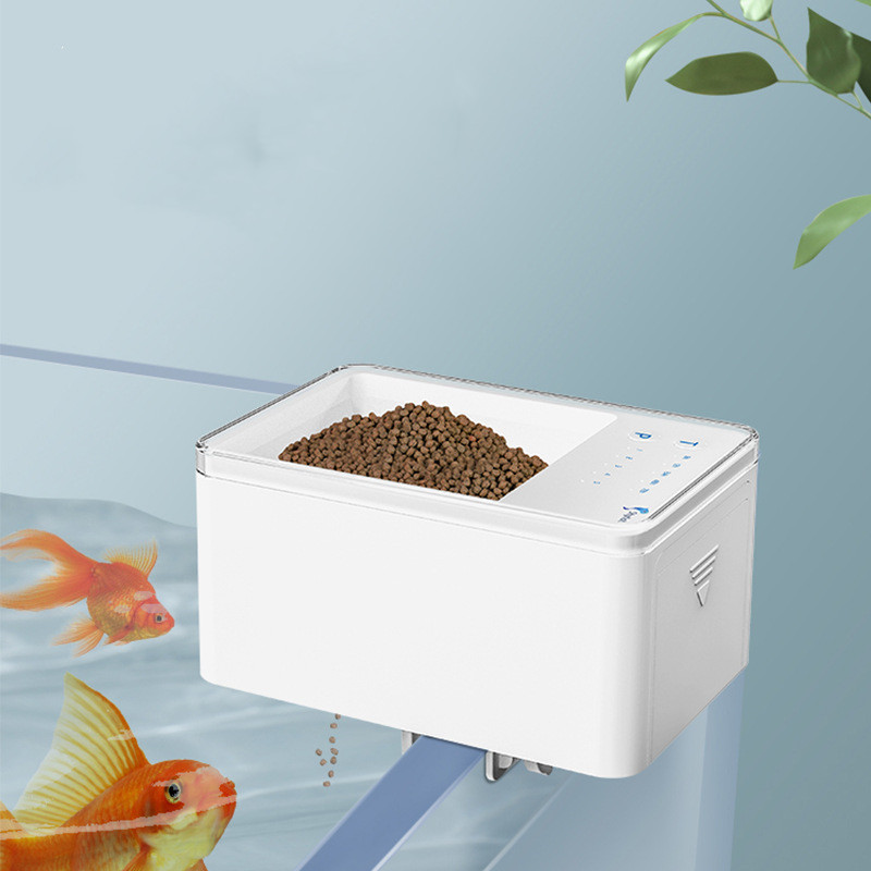 Pet Feeding Fish Food Dispenser Digital Automatic Feeder LED Aquarium