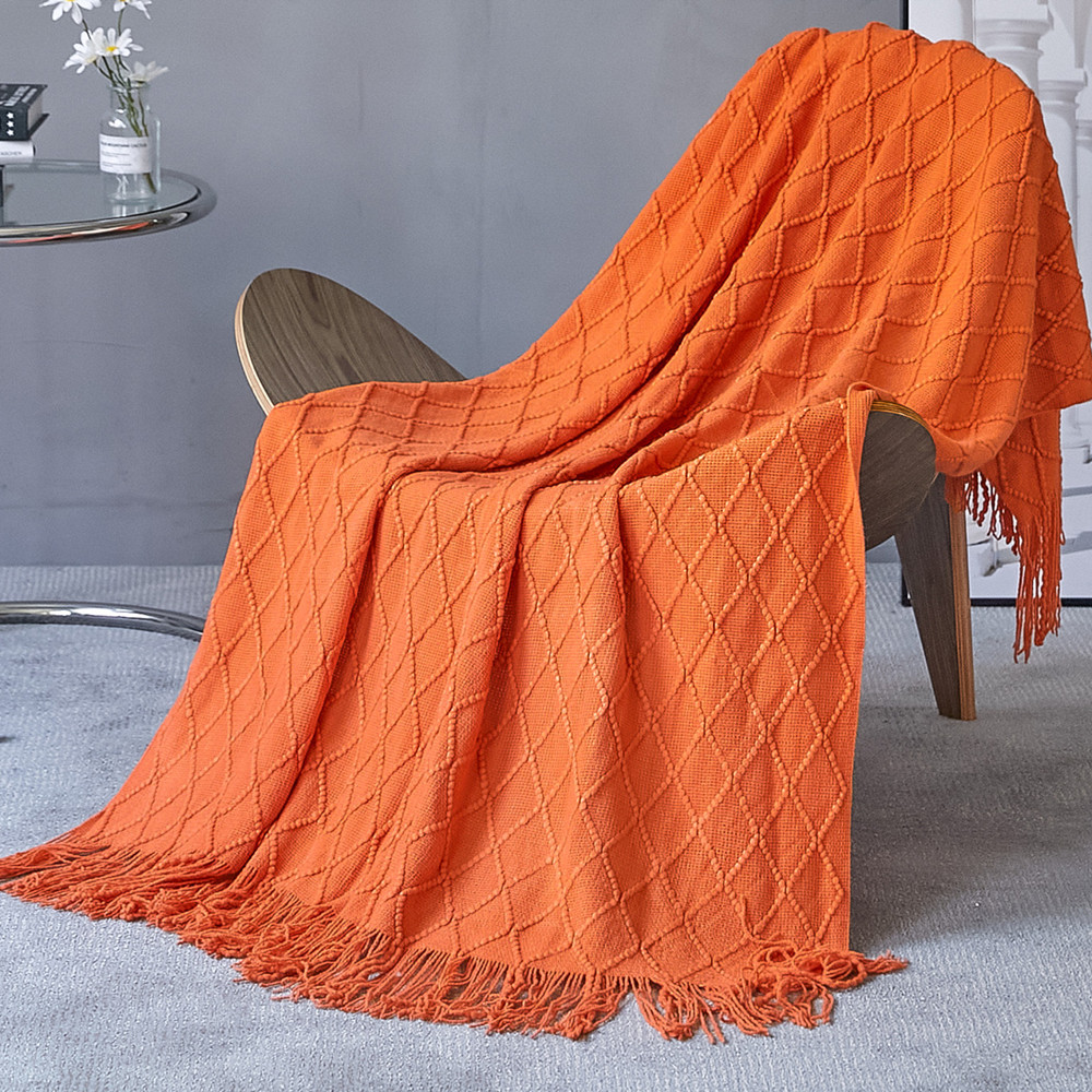 Knitted Blanket Sofa Cover Office Air Conditioner