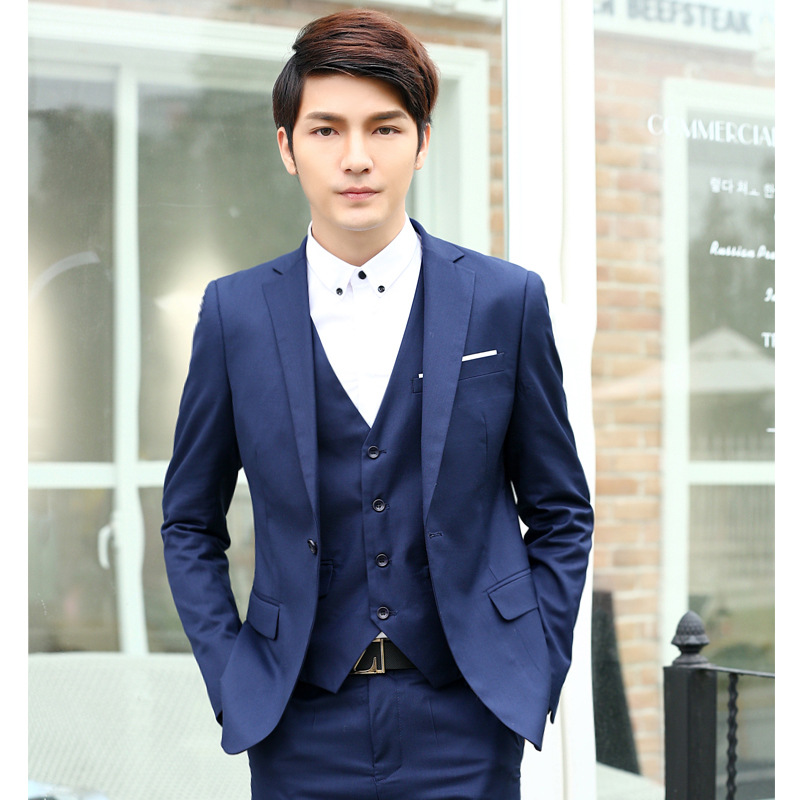 Two-piece Suit Men's Spring And Autumn Slim Fit