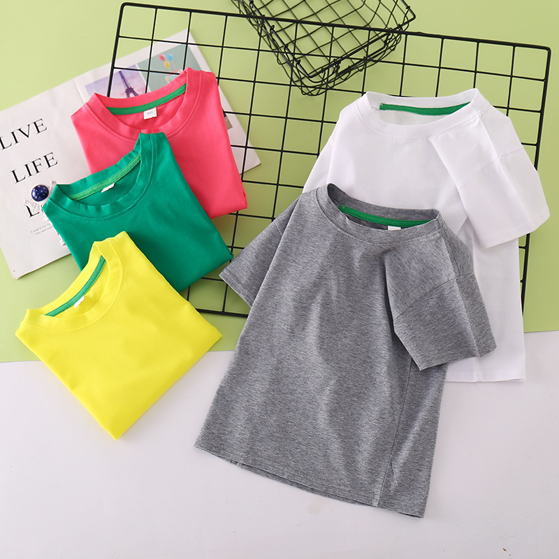 Children's Wear Short Sleeved T-shirt