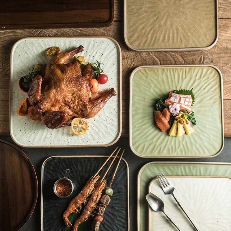 Ceramic Food Plate Commercial Dish Sushi