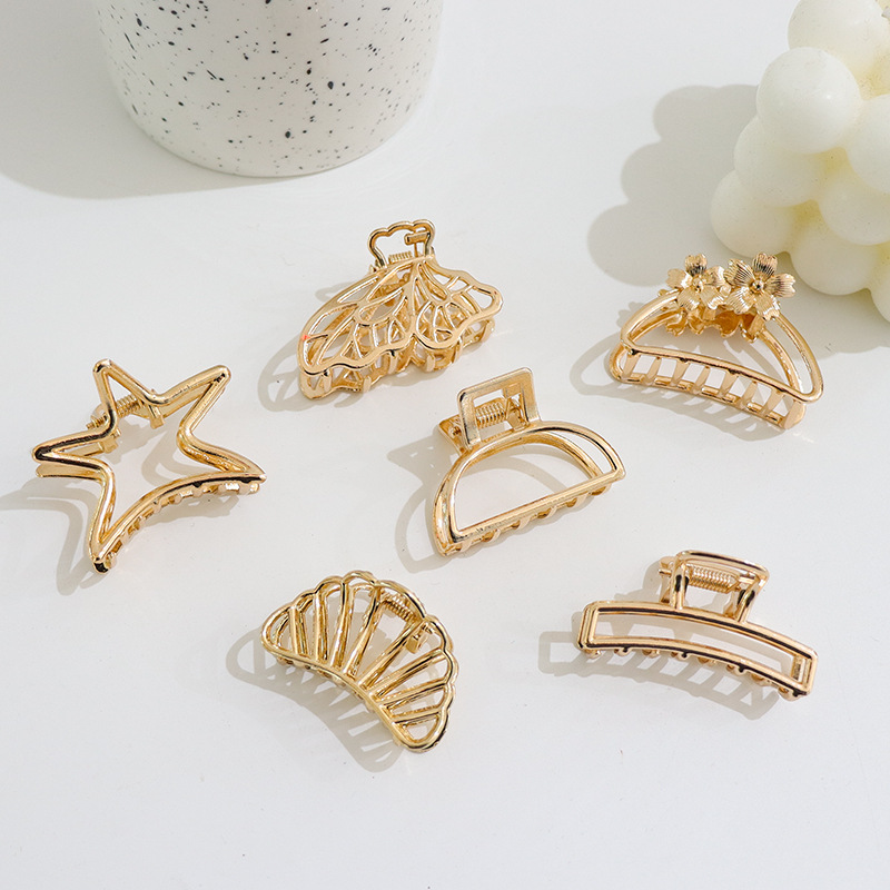 Shark Clip Small Size Back Head Metal Barrettes