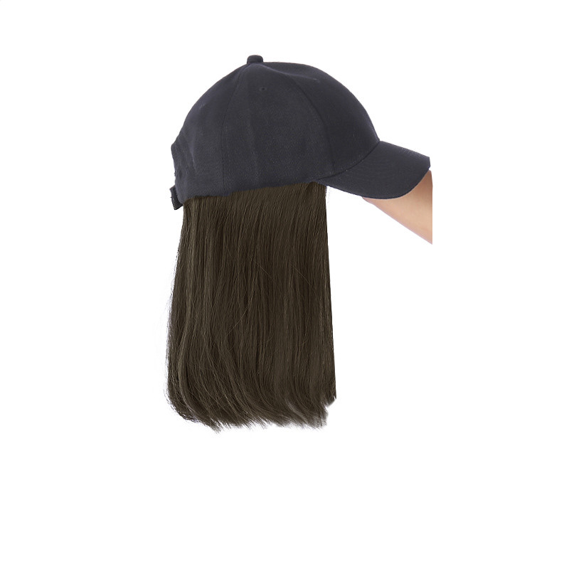 Hat Wig All-in-one Female Fashion Cap