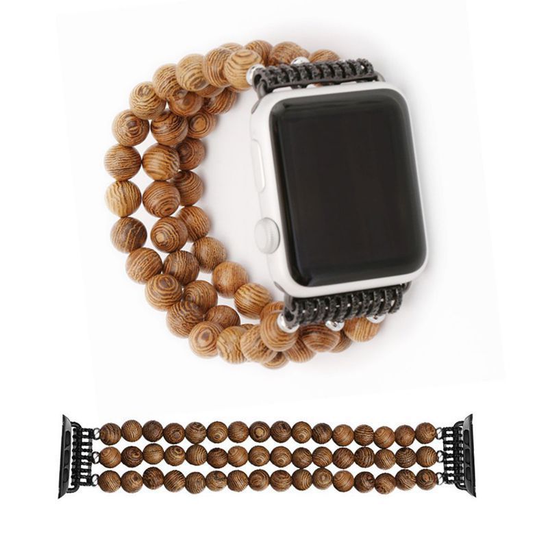 Suitable For Watch12345 Chicken Wing Wood Agate Strap