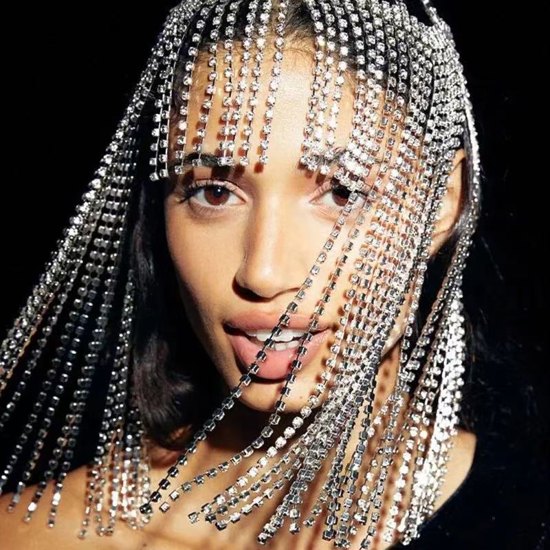 Bohemian Splendid Diamond Rhinestone Retro Ethnic Wind Length Fringed