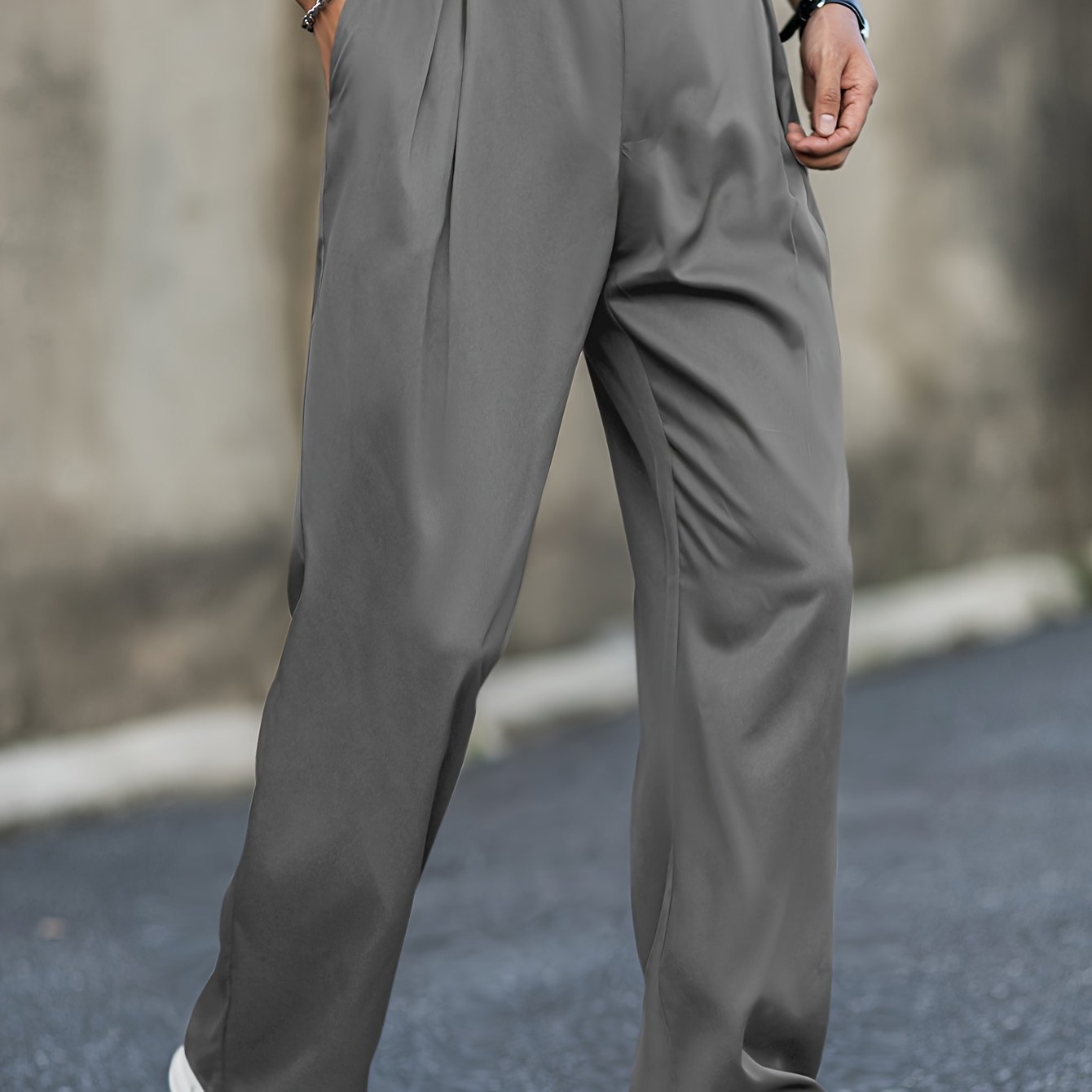 Men's Trousers Loose Casual Wide Waist