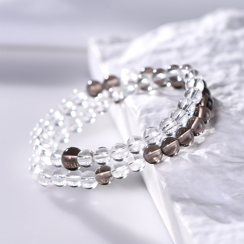 Bracelet Niche Hand-woven Tea Crystal