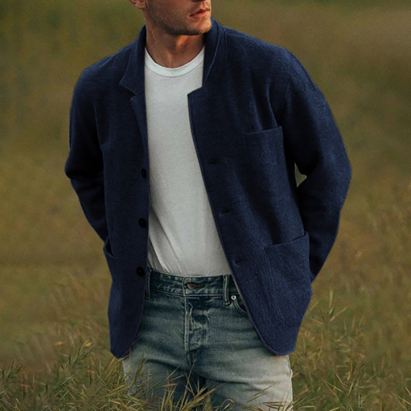 Pure Color Trendy Fashionable Jacket