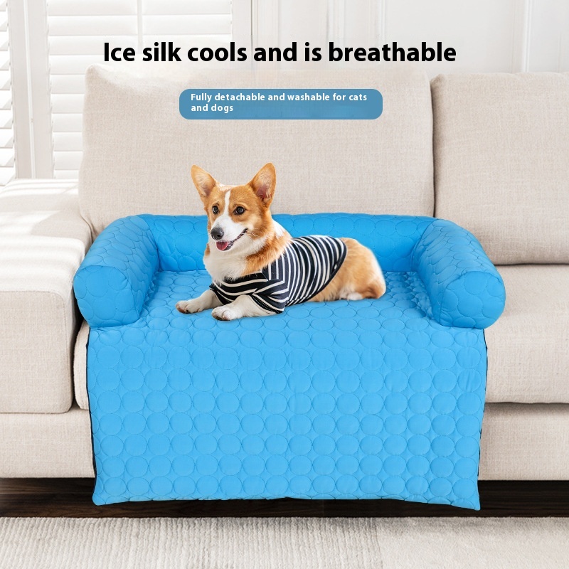 Popular Four Seasons Universal Ice Silk Dog Bed