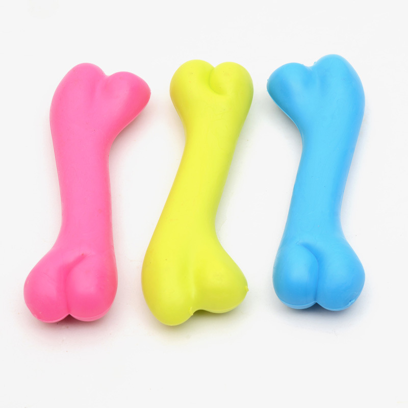 Pet Toys Rubber Bite Resistant High Quality Dog Bone Type