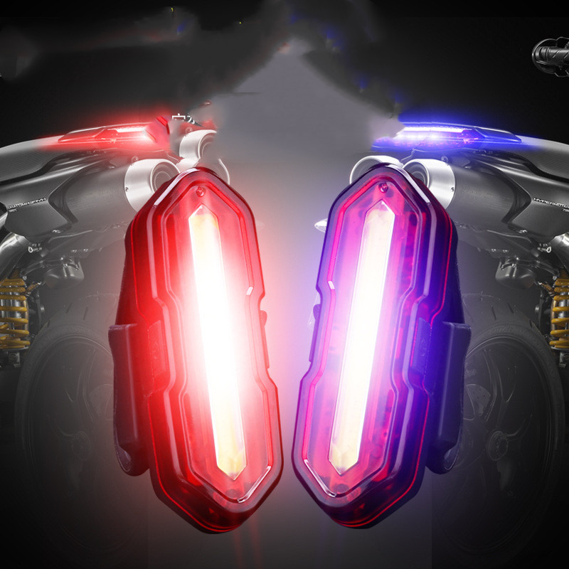 Cycling Tail Light Highlighting USB Bicycle Accessories Night Riding