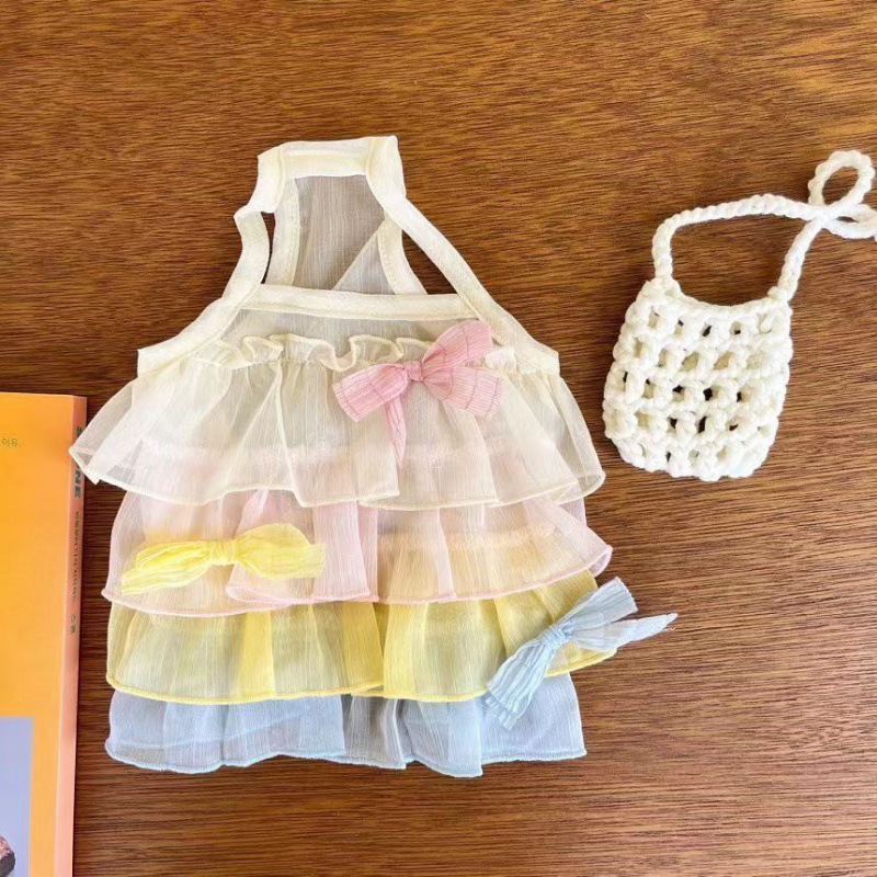 Dog Breathable Summer Thin Refreshing Multi-layer Skirt Cat
