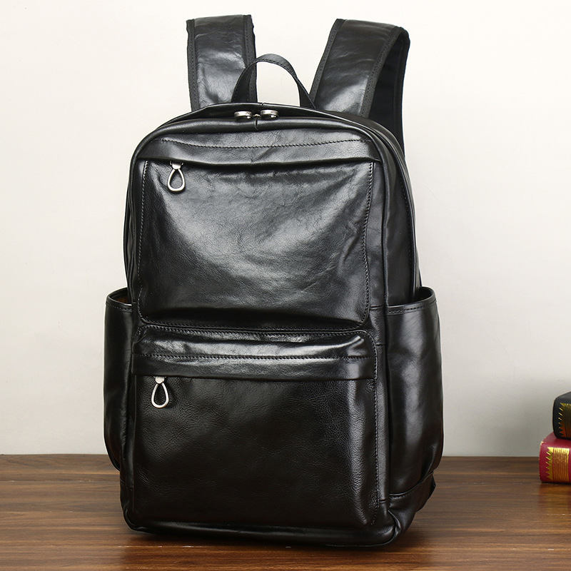 Men's Leather Large Capacity Business Trip Casual And Comfortable