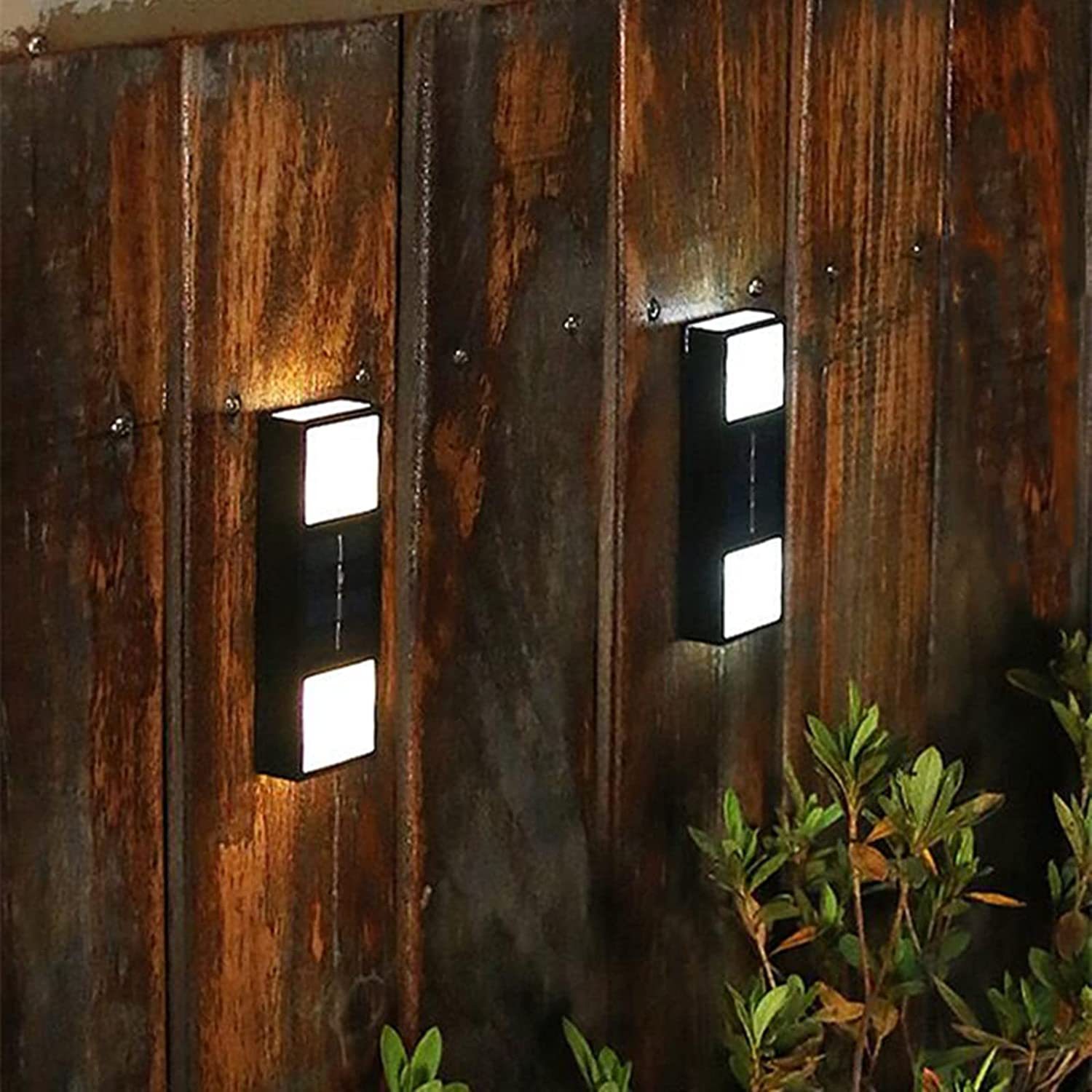 Solar Outdoor Wall Lamp Waterproof Decorative Bidirectional Sensing