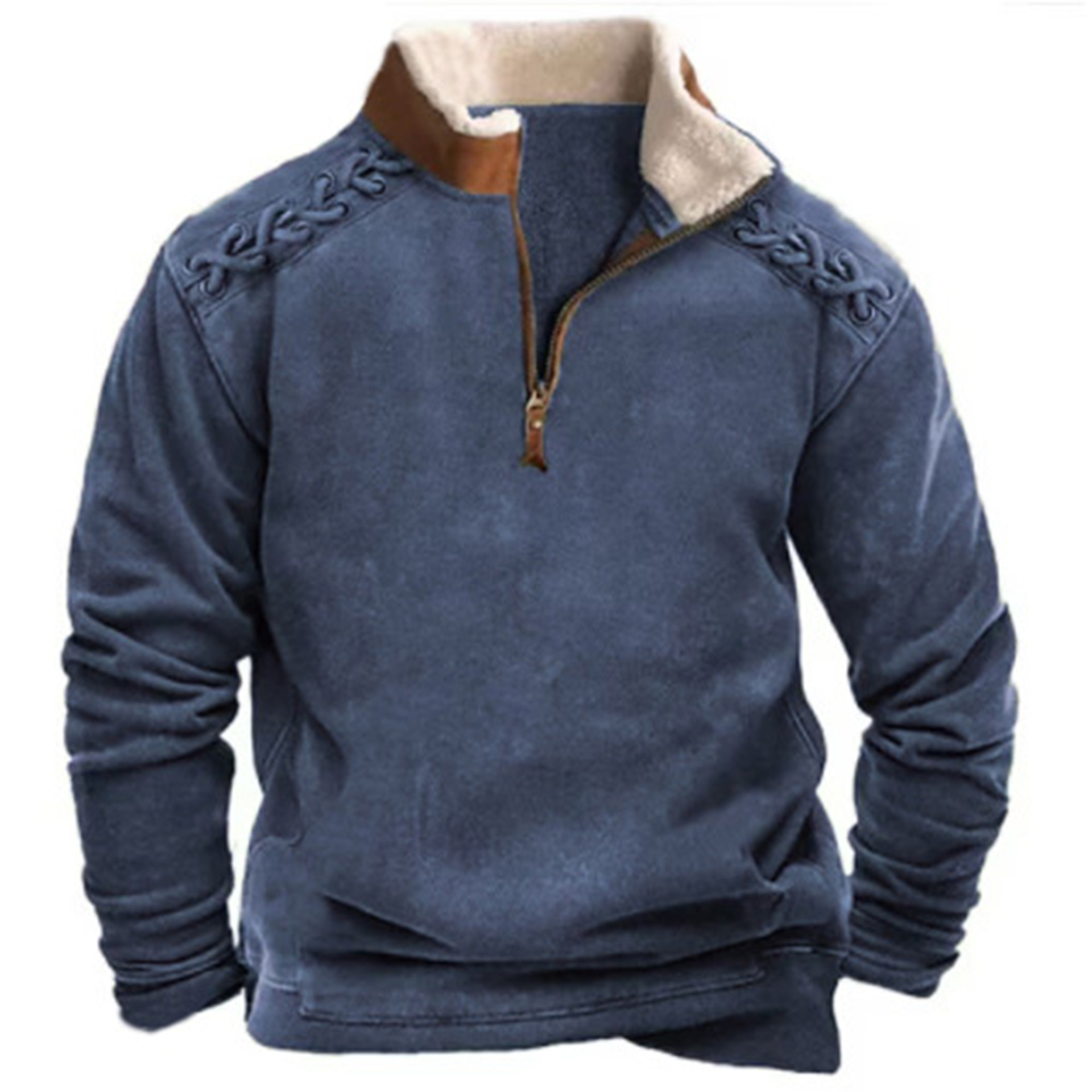 Half Zipper Sweater Men's 3D Digital Printing