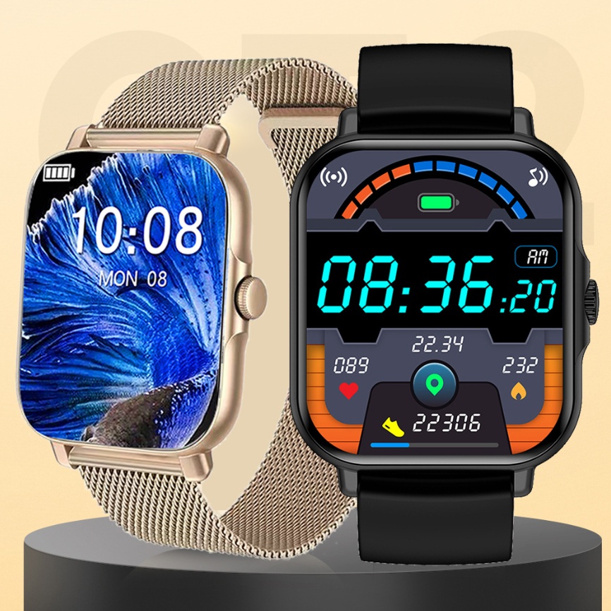 Bluetooth-compatible Calling Smart Watch Message Reminder Sports Heart
