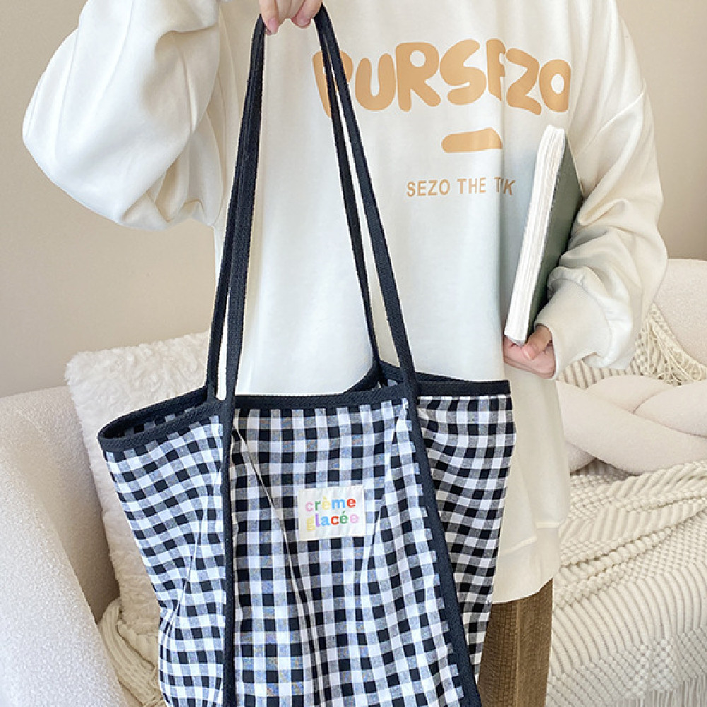 Fashion Special Multicolor Plaid Shoulder Bag