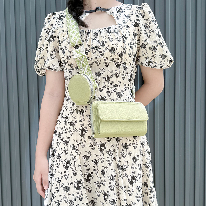 One-shoulder Crossbody Mobile Phone Bag Multi-functional Wide Shoulder