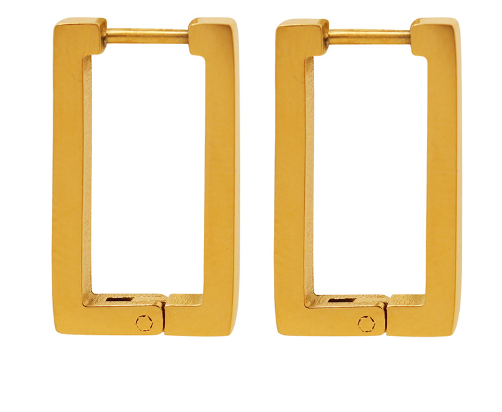 Terra Geometric Gold Earrings