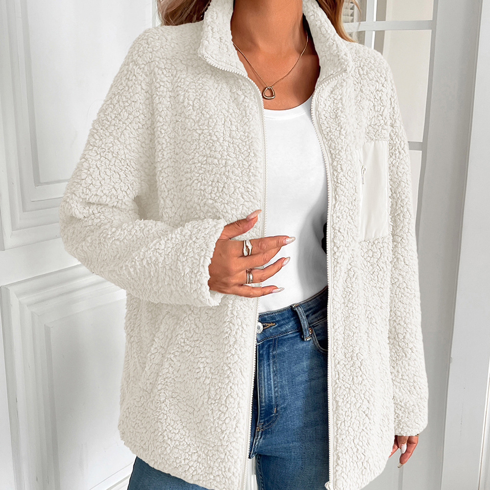 European And American Women's Clothing Autumn Winter Lamb Wool Berber