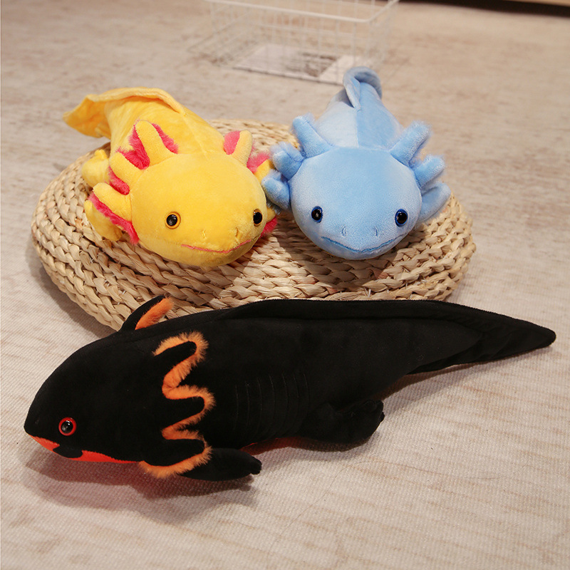 Cute Spotted Hexagonal Dragon Plush Salamander Doll Dinosaur