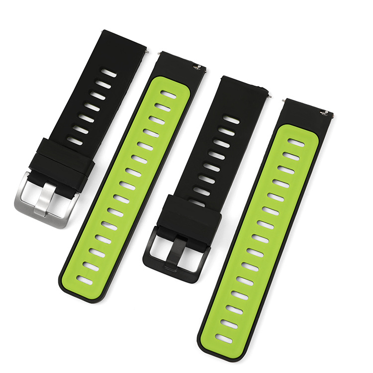 Two-color Smart Watch Silicone Band 20 22mm