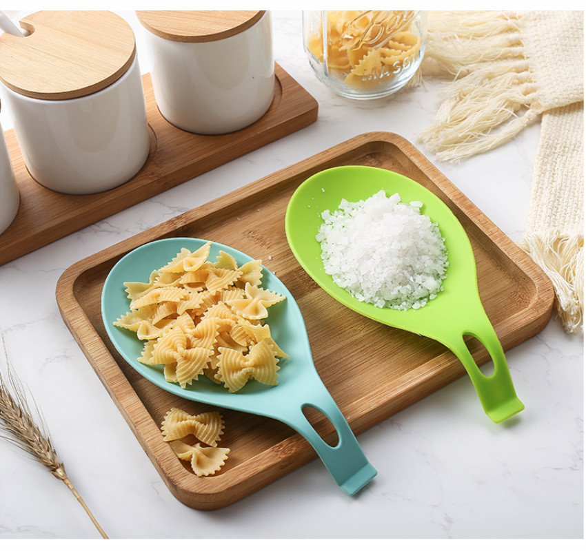 Silicone Spoon Mat Easy To Clean Kitchen Shelf Heat Insulation