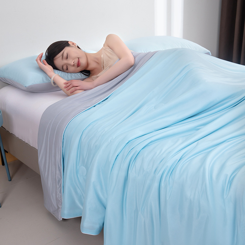 Summer Machine Washable Class A Ice Cream Cool Silk Blanket