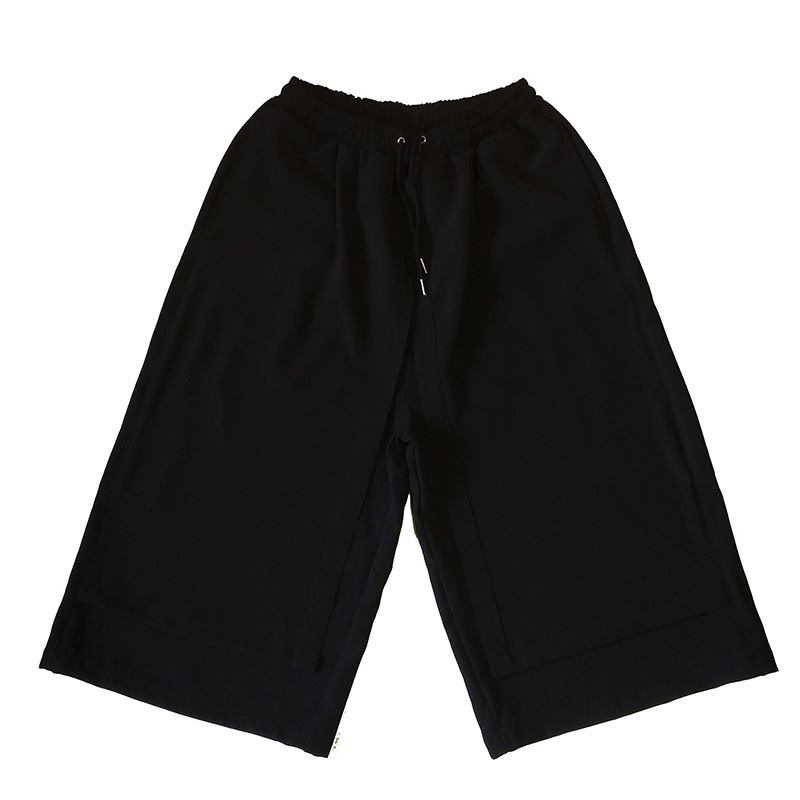 Patch Stitching Fake Two-piece Loose Harem Pants
