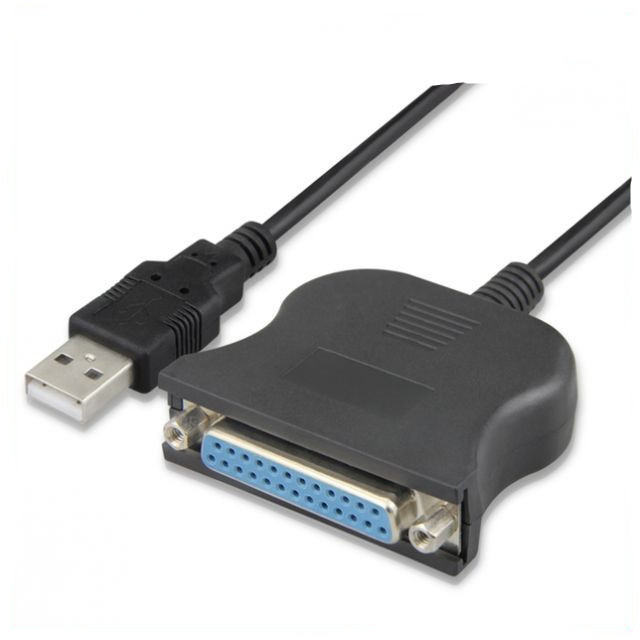 USB To 25 Pinhole Parallel Lines DB25 Interface IEEE 1284 Printer Usb20