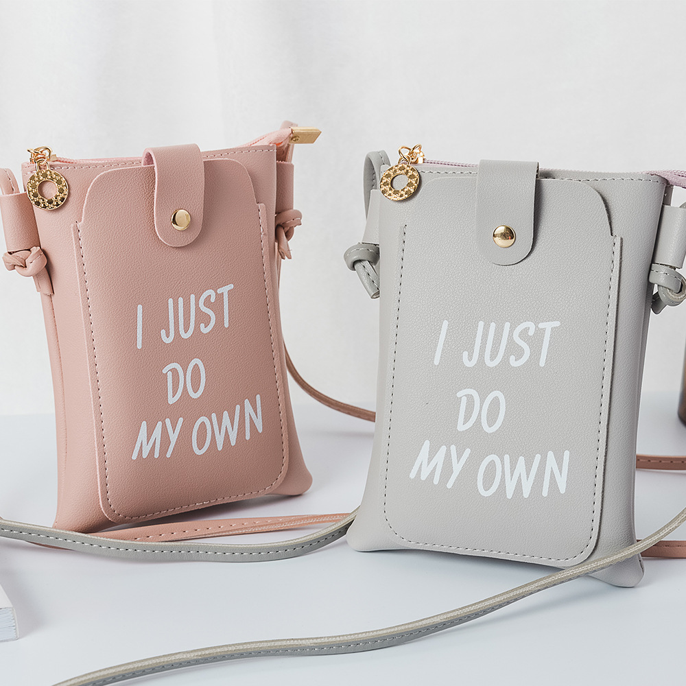 Women's Fashionable And Versatile Simple Cell Phone Coin Purse Bags