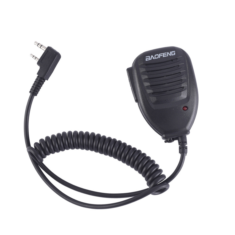 BF-888S UV5R Walkie-talkie Hand Microphone With Indicator Light