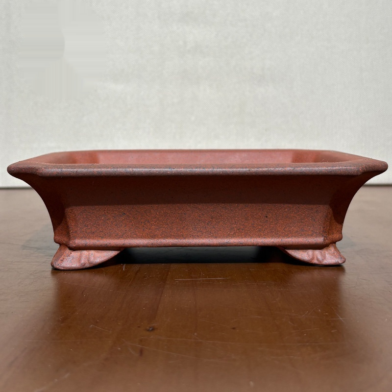 Fine Zisha Flower Pot Rectangular Bonsai
