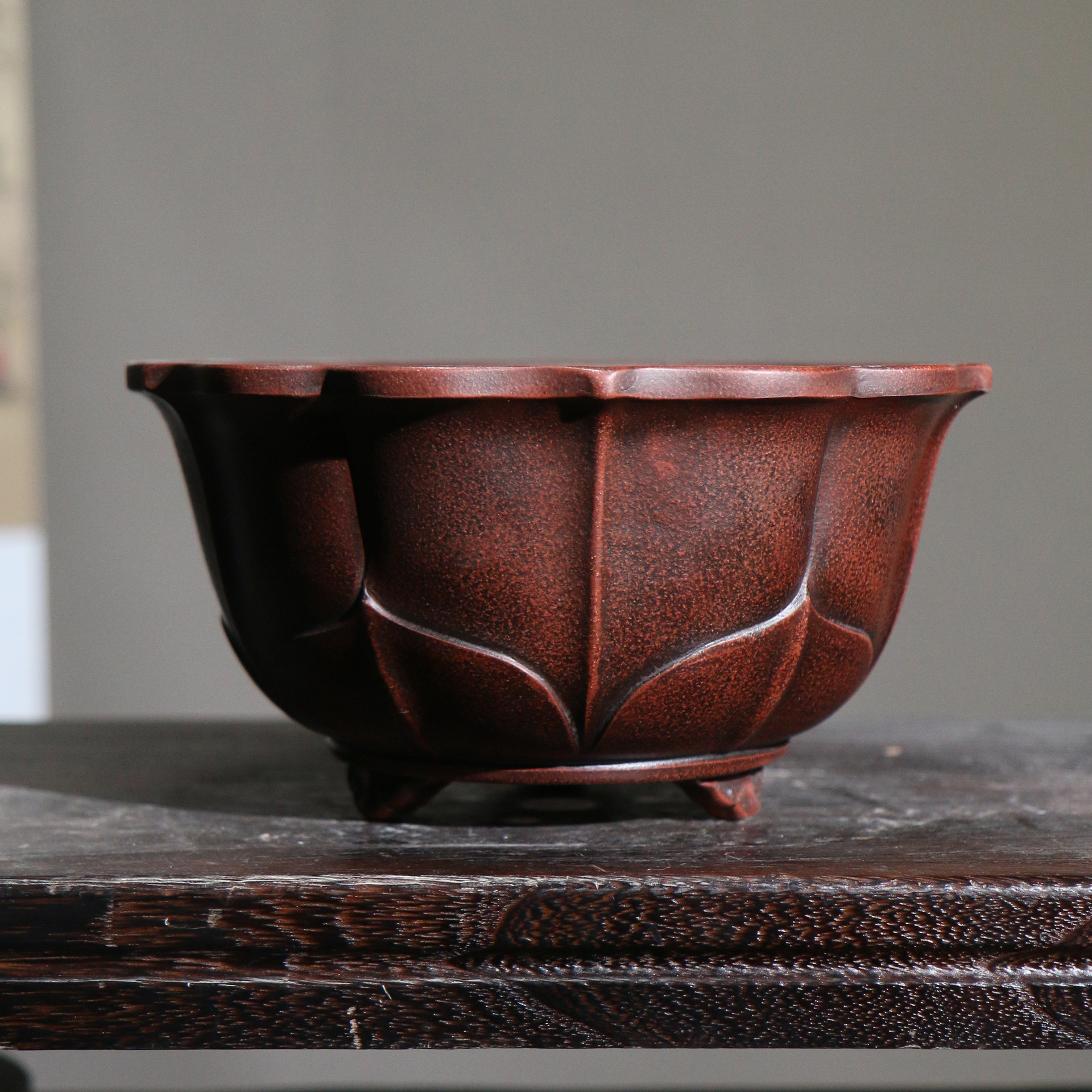 Purple Sand Flowerpot Handmade Crafts