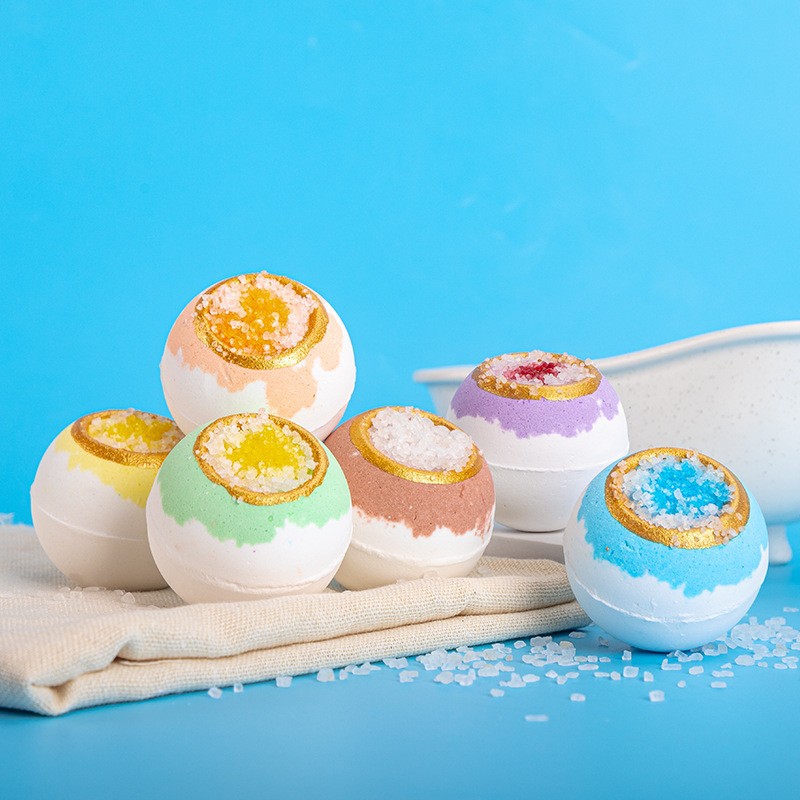 Nourishing And Hydrating Lasting Fragrance Salt Fizzer Bath