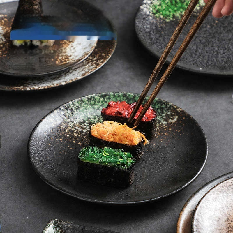 Household Fruit Dim Sum Ceramic Large Disc