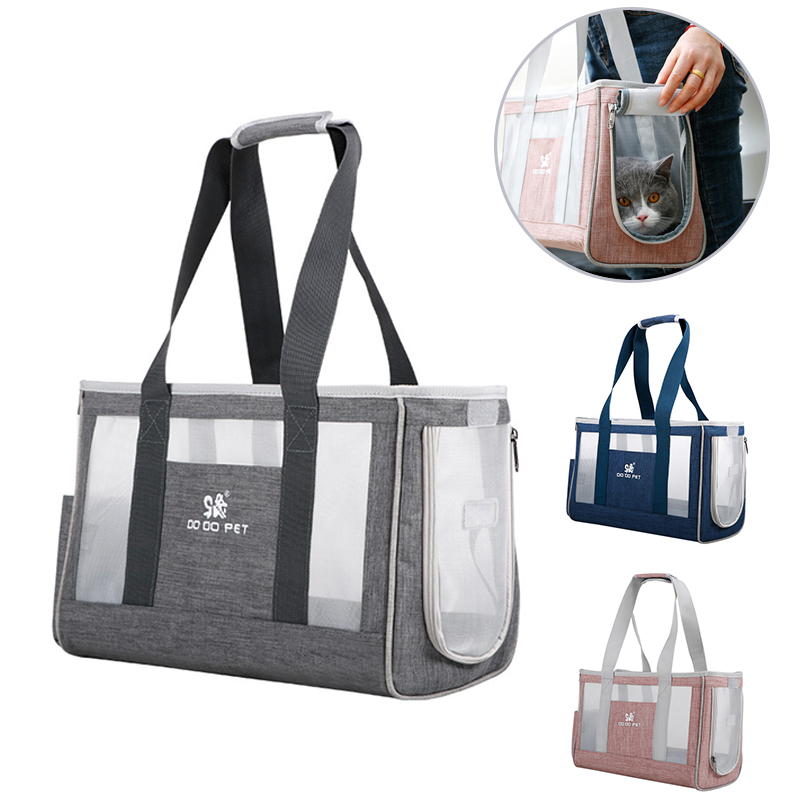 Portable Pet Cat Bag Breathable Dog Carrier Backpack Large Capacity