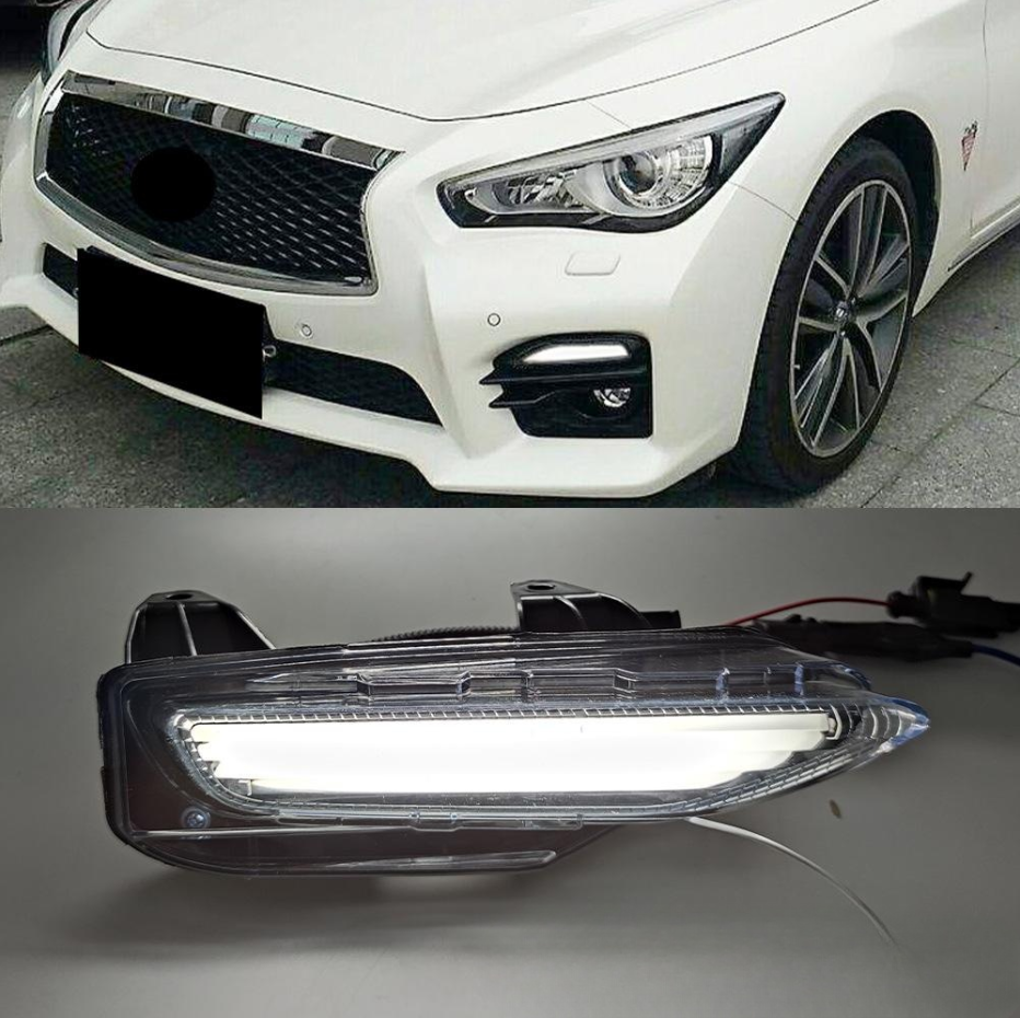 Applicable To Q50 Or Q50L Front Bumper LED Turn Signal Q70 Fogdaytime
