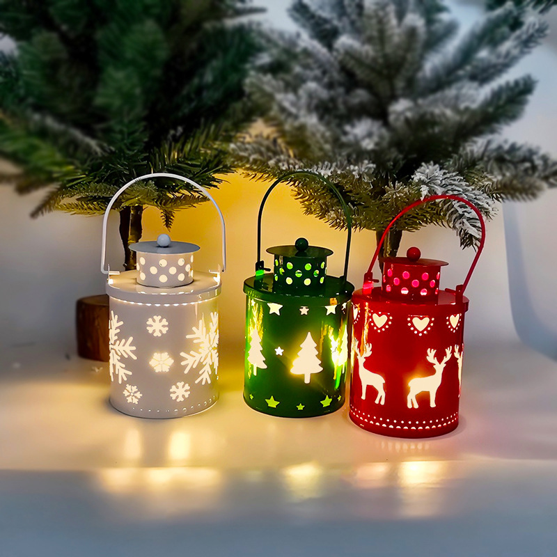 Christmas Candle Lights LED Small Lanterns Wind Electronic Candles