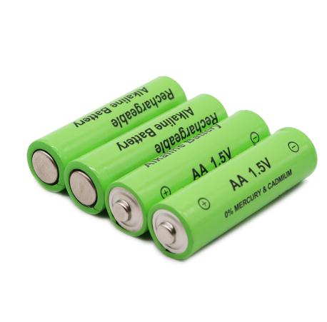 Alkaline Rechargeable Battery Industrial Grade 5 AA 1.5v