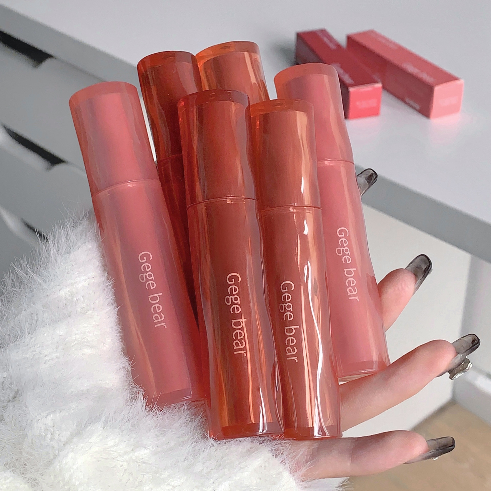 Gege Bear Glaze Point Lip Mud Velvet Matte