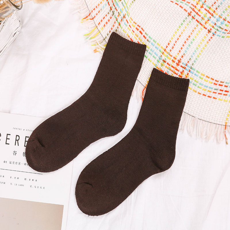 Towel Socks Winter Men's Thickened Plus Velvet Cotton