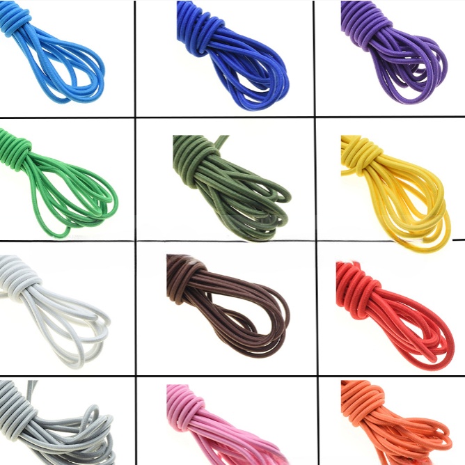 Round Elastic String Cuff Hem Drawstring