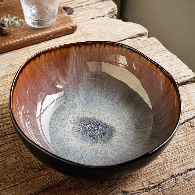 95 Inch Ceramic Irregular Soup Bowl